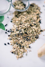 Load image into Gallery viewer, loose leaf elderberry tea made in nc organic herbs
