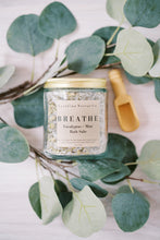 Load image into Gallery viewer, BREATHE Eucalyptus + Mint Herbal Bath Salts