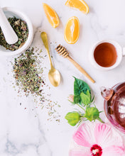 Load image into Gallery viewer, organic herbal tea hand blended in nc for hot flashes and cooling