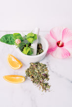 Load image into Gallery viewer, hot mama hibiscus hot flash tea for menopause symptoms and cooling