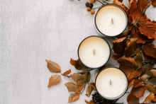 Load image into Gallery viewer, Fall candle collection soy wax wooden wick