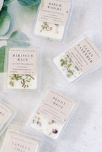 Load image into Gallery viewer, soy wax melts topped with herbal teas and botanicals
