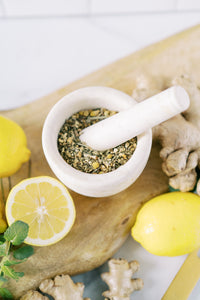 Nausea Herbal Remedy Tea - Lemon and Ginger