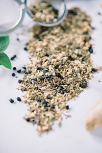 loose leaf elderberry tea made in nc organic herbs