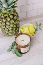 Load image into Gallery viewer, Pineapple + Sage Soy Candle
