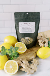 Lemon and Ginger Nausea Tea - Quease Ease