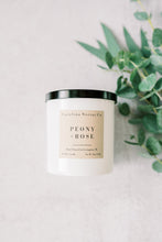 Load image into Gallery viewer, Peony + Rose Soy Candle

