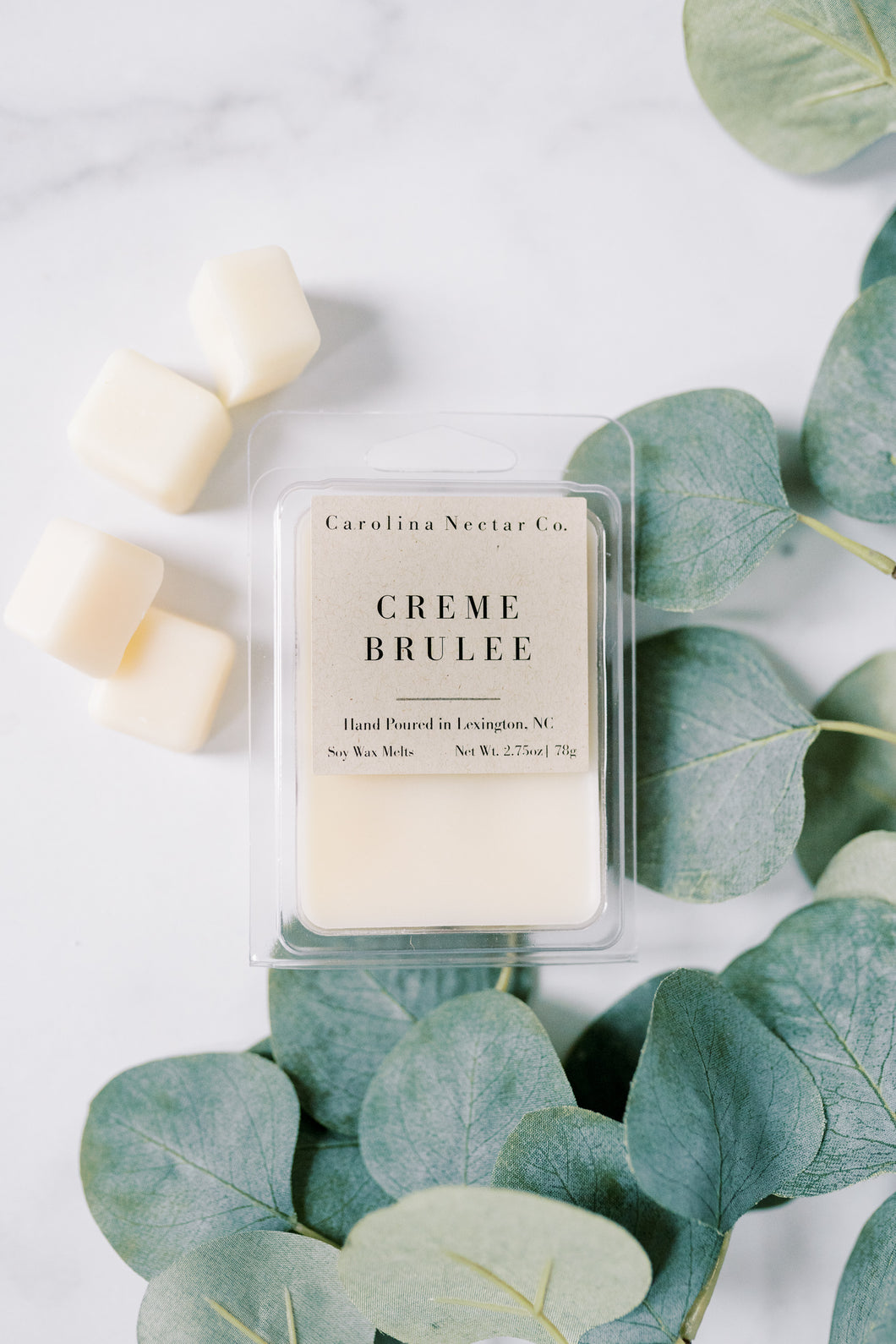 creme brulee scented soy wax melts made in nc