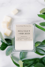 Load image into Gallery viewer, Sea salt and orchid soy wax melts hand poured in NC
